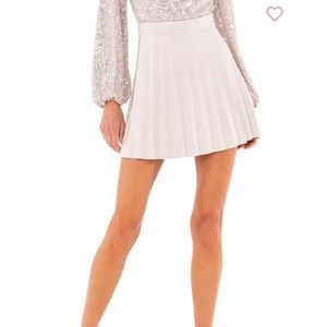 BB Dakota Come Correct Skirt in Oatmeal